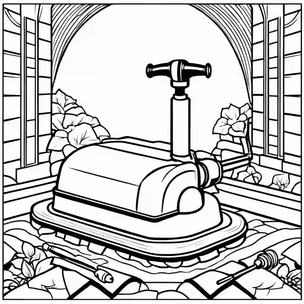 Power Trowel coloring pages